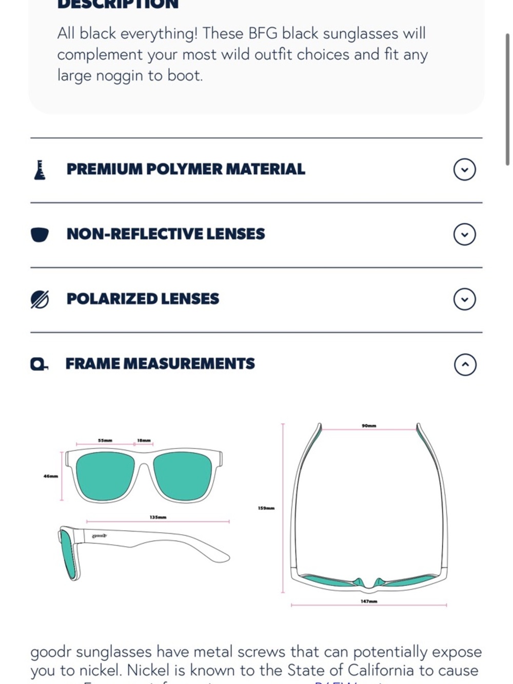 Goodr sunglasses set of 2 - new in box - Picture 13 of 13